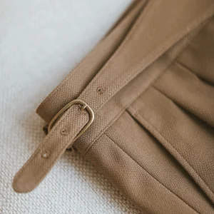 Gurgo High Waist Trousers Men's Fall/Winter Business Gentleman Straight Leg Casual Pants Naples Vintage Drap Suit Pants – Image 3