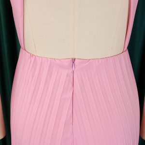 Europe and America Fashion Sexy Chain Halterneck High Waist Sexy Open Back Wide Leg Press-Pleated Jumpsuit – Image 9