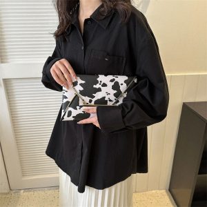 Summer new niche design fashion trend clutch bag retro simple casual trend envelope bag women's bag – Image 4