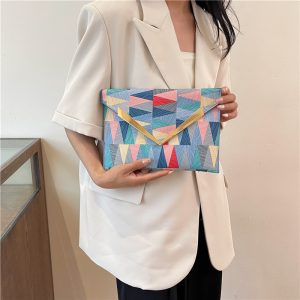 Casual Commuter Bag Women's 2024 New Style Fashion Simple Envelope Bag Fashion Simple Casual Clutch Bag Women's Bag – Image 3