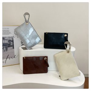 Casual Simple Bag Simple Fashion Trend Small Square Bag 2024 Summer New Fashion Retro Clutch Bag Bag Woman – Image 5
