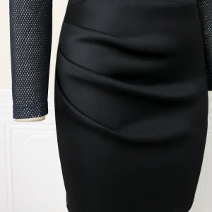 2023 European and American plus-size designer models with a sense of shape buttocks party dress female Party Dress Women – Image 5