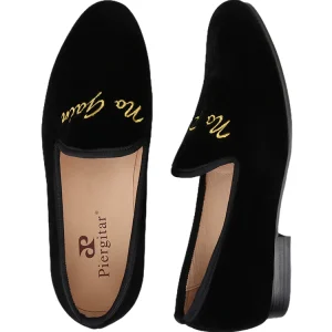 British, statement lettered, embroidered men's loafers, trendy, handmade moccasins, formal wear, casual and versatile – Image 4