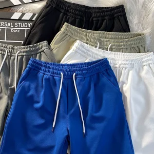 Heavy 280g pineapple grid street American casual sports shorts men's loose trendy basketball five-point pants summer – Image 3