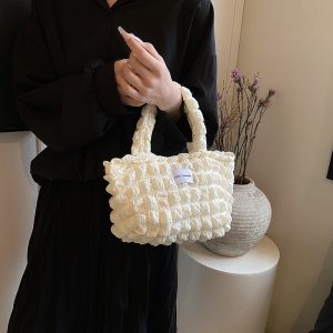 Personalized bento bag lunch box bag casual 2024 new Korean style design bucket bag portable to work with lunch bag girl – Image 4