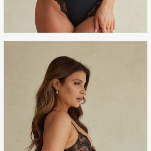 Cross-border European and American corsets Sexy V-neck shapesuit summer lace waist women's breathable suspender lingerie – Image 6
