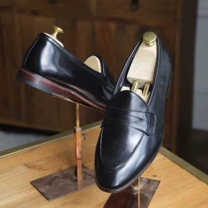 Mr. Lusan men's breathable loafers, trendy men's custom style, real cowhide shoes, British casual one-foot men's shoes – Image 3