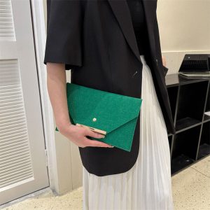 This year's popular clutch bag 2024 summer new niche design fashion trend envelope bag retro clutch women's bag – Image 3