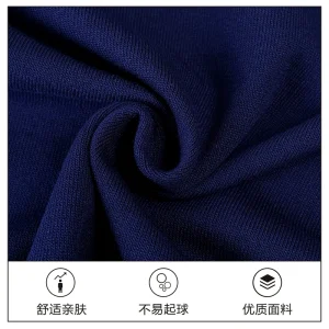 French luxury high-end embroidery slim lapel t-shirt men's fashion business steady young men's polo shirt short sleeve – Image 4