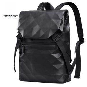 New Lingge Backpack Men's Tide Business Commuter Large Capacity Fashion Travel Computer Backpack Trend Student School Bag – Image 3