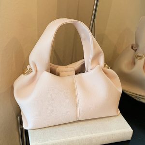 Wholesale Women's Cloud Dumpling Bag 2024 New Popular Handheld Lunch Box Bag French Texture One Shoulder Crossbody Women's Bag – Image 4
