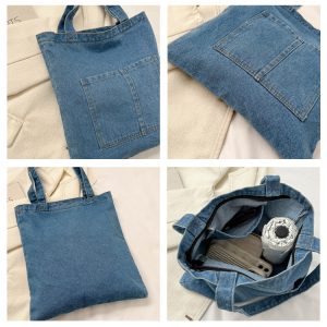 Casual and simple women's shoulder bag 2024 new Korean version personalized handbag fashion trend large capacity tote bag – Image 6