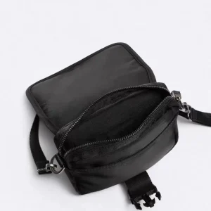 New 2024 Men's Bag, Nylon Shoulder Bag, Black Coin Purse, Casual Two-Piece Lock, Sports Crossbody Bag – Image 4