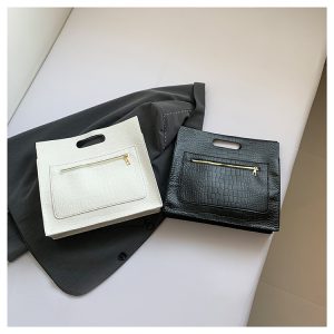 2024 Autumn New Everyday Niche Design Retro Handbag Solid Color Foreign Trend Personality Tote Bag – Image 5
