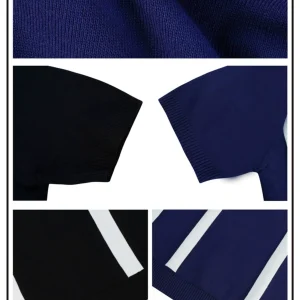 Summer Elegant Gentleman Color-Block Striped Polo Shirt Men's Fashion Retro Business Casual Slim Fit Men's T-Shirt Short Sleeve – Image 6