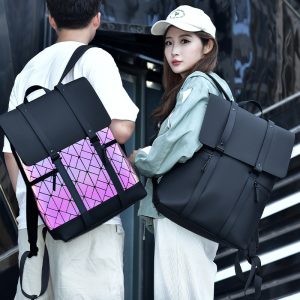 Backpack Backpack Men's Travel to Work Commuter Computer Bag Fashion Lingge Backpack College Student School Bag Men's Tide Sense of Luxury – Image 4