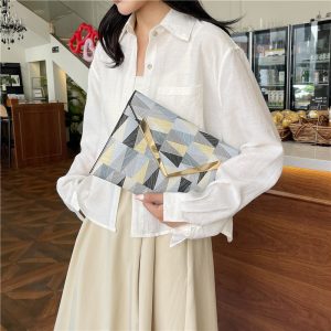 Casual Commuter Bag Women's 2024 New Style Fashion Simple Envelope Bag Fashion Simple Casual Clutch Bag Women's Bag – Image 4