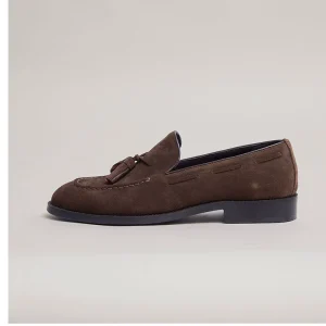 Mr. Lusan, simple compound British style, one foot slip-on slip-on, Belgian shoes, tassels, loafers, men – Image 7