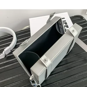 crossbody bag hard shell small square bag men's trendy brand mobile phone box bag men's bag personalized small satchel – Image 5