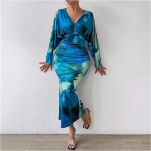 Women's Sexy Slim Fit Dolman Sleeve Dress – Image 3