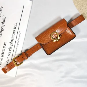 Internet celebrity small waist bag women's fashion versatile mini belt bag decoration with skirt sweater suit jeans belt bag – Image 3