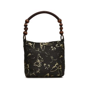 Retro New Chinese Style Handbag 2024 Summer New Beautiful Armpit Bag Foreign Niche Shoulder Bag Bag Bag Woman – Image 5