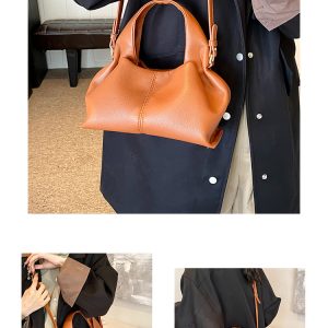 Wholesale Women's Cloud Dumpling Bag 2024 New Popular Handheld Lunch Box Bag French Texture One Shoulder Crossbody Women's Bag – Image 5