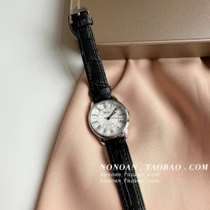 NONOAN Korean version of ins simple watch female student CHIC retro art Rome scale belt quartz female watch – Image 4