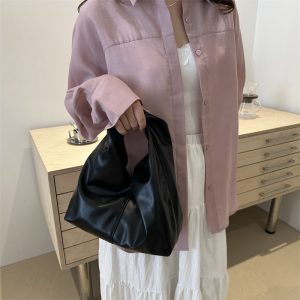 Niche design tote bag women's 2024 summer new bag bag girls commuter handbag simple and fashionable handbag – Image 3