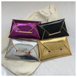 Clutch bag bag women's 2024 summer new trend, simple clutch bag, niche design, fashion, foreign envelope bag women – Image 6