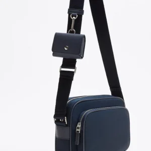 Men's Bag Trendy Black Soft Nylon Crossbody Bag Men's Casual Shoulder Camera Messenger Bag – Image 3
