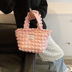 Personalized bento bag lunch box bag casual 2024 new Korean style design bucket bag portable to work with lunch bag girl – Image 3