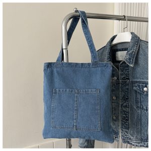 Casual and simple women's shoulder bag 2024 new Korean version personalized handbag fashion trend large capacity tote bag – Image 8