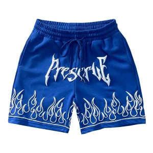 American Foam Print Letters, Trendy Brands, Hip Hop, Casual Shorts, Men's Sports, Basketball Pants, Summer – Image 5