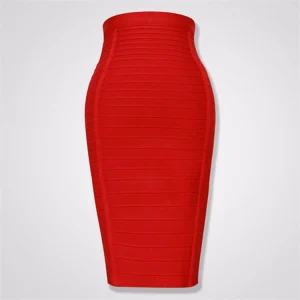Factory direct supply for the new Herve Leger Herve Leger bandage sexy skirt candy color pencil skirt – Image 6