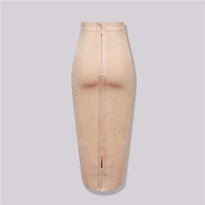 Herve Leger long section high waist and knee skirt fashion wild bandage pencil half skirt – Image 4