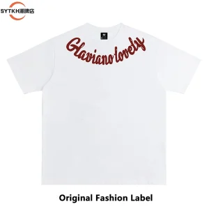 American national fashion brand summer new letter print unisex short sleeve T-shirt versatile loose high street clothes – Image 3