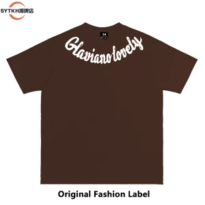 American national fashion brand summer new letter print unisex short sleeve T-shirt versatile loose high street clothes – Image 5