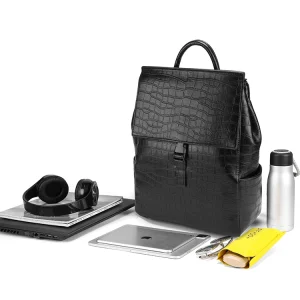 NESBIT PREMIUM CROCODILE BACKPACK MEN'S BUSINESS BACKPACK 2024 NEW LARGE-CAPACITY MEN'S BAG TRAVEL BAG – Image 3