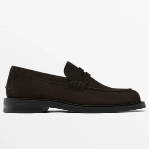 massinno dutti men's shoes 2024 spring and autumn slip-on leather loafers MD business commuting casual leather shoes – Image 3
