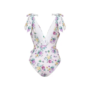2024 new product pure desire wind bubble hot spring swimsuit mist swimsuit feminine slim vacation one-piece swimsuit set – Image 3