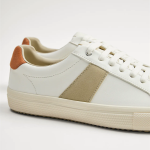 New Casual Men's Shoes Soft Lace-up White Straps Rubber-Soled Sneakers Small White Shoes 12228720001 – Image 5