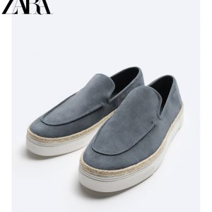 ZARA Discount Season Men's Shoes Suede Sneaker-Style Outsole Casual Loafers 2503420 400 – Image 4