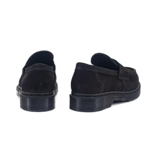 Goodyear craft martin shoes hot sale vintage black nubuck cowhide flat heel platform platform men's low-top shoes – Image 3