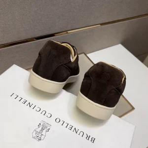 Guangzhou cabinet-level high-end goods ~ European station splicing men's Brunello board shoes low-top shoes solid color breathable BC men's shoes – Image 4