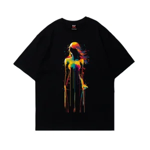 Trend House LIEF oversize High Street original print short-sleeved T-shirt base layer – Image 4