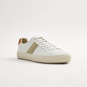 New Casual Men's Shoes Soft Lace-up White Straps Rubber-Soled Sneakers Small White Shoes 12228720001 – Image 3