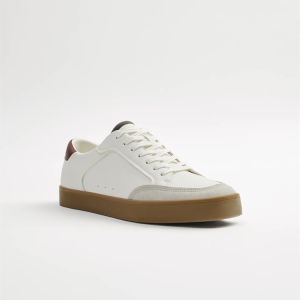 New Soft Soft Sole Men's Shoes Flat Lace-up White Retro Sneakers Small White Shoes Sneakers 12255720001 – Image 3