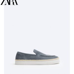 ZARA Discount Season Men's Shoes Suede Sneaker-Style Outsole Casual Loafers 2503420 400 – Image 3