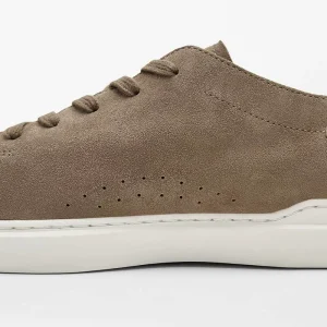 Massinno Dutti men's shoes matte leather lace-up round toe flat sneakers MD casual breathable sneakers men – Image 5